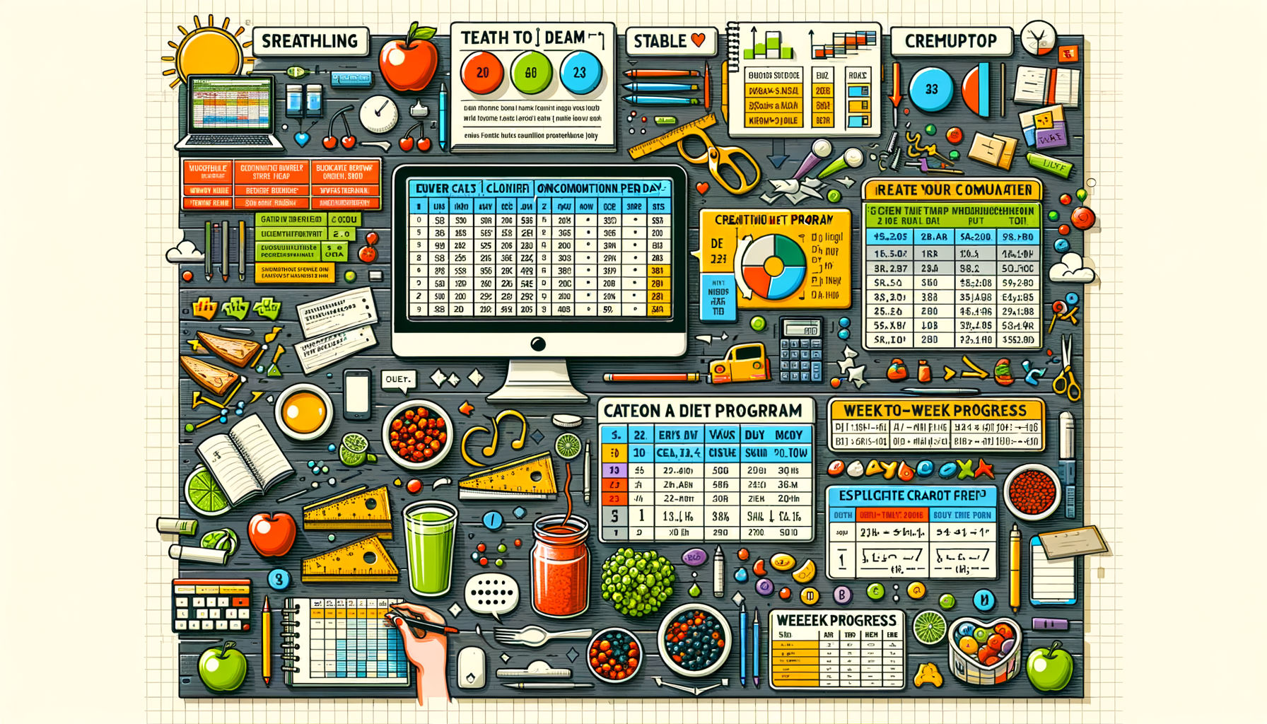 Excel Formülleriyle Diyet Programı Oluşturun