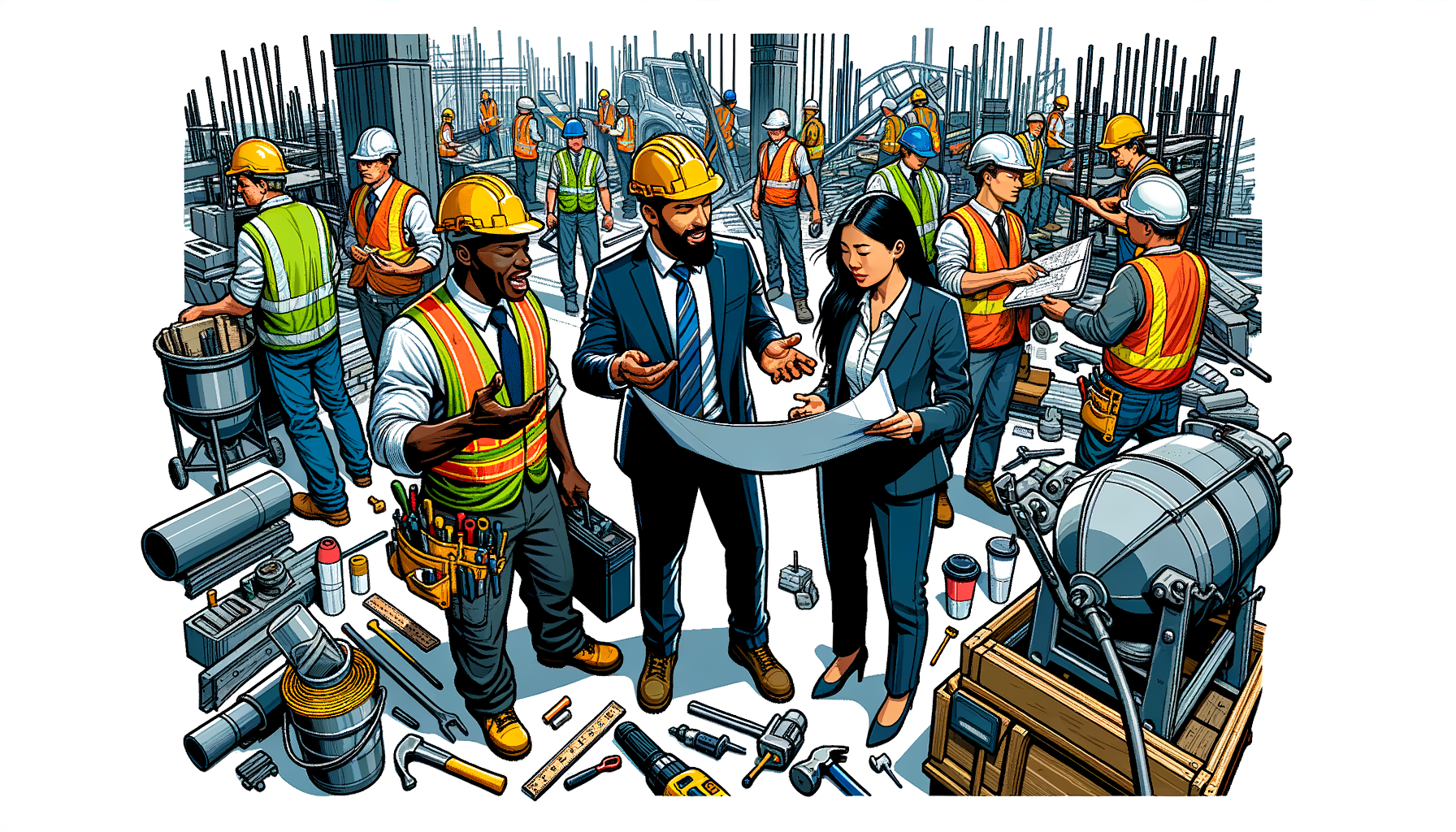 İnşaat İşçileri İçin Almanca Mesleki Konuşma İfadeleri