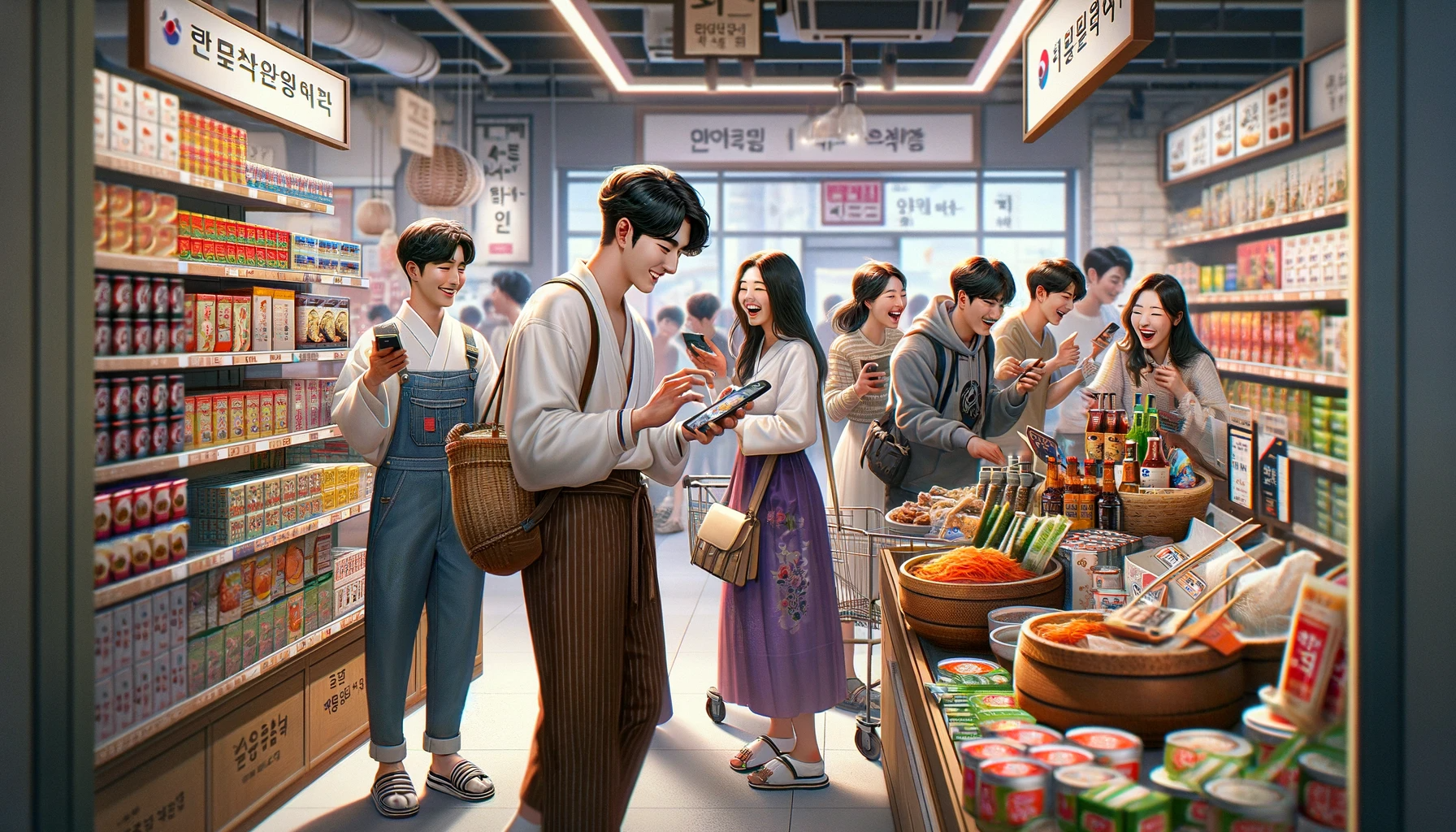 Korece'de Süpermarket Alışverişi: Pratik İfadeler