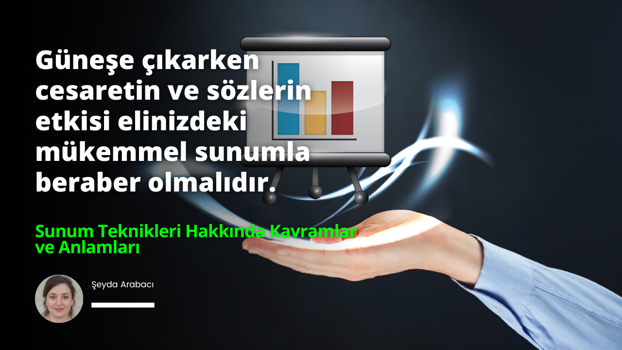 Sunum Teknikleri Hakkında Kavramlar ve Anlamları