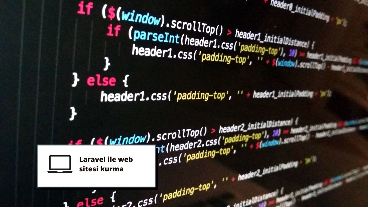 Laravel İle Web Sitesi Kurma