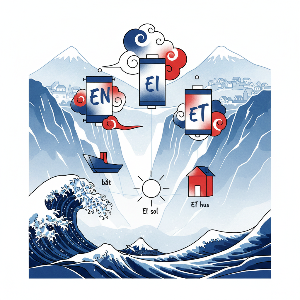 Norwegian A1 Grammar: Master Indefinite Articles (En, Ei, Et)